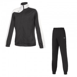 Chandal mujer team knitted tracksuit wos black/white